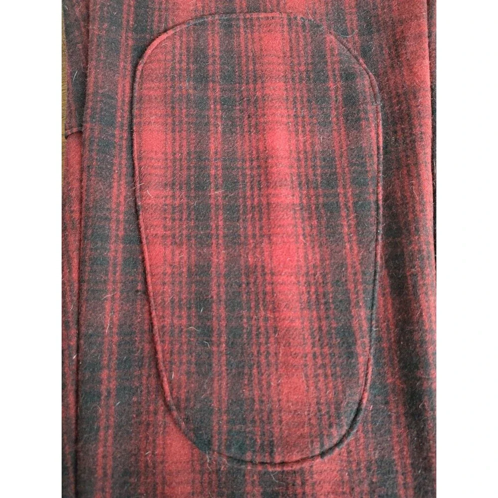 Vintage Woolrich Men's 36x32 Buffalo Plaid Wool Hunting Pants Double Knee/Seat
